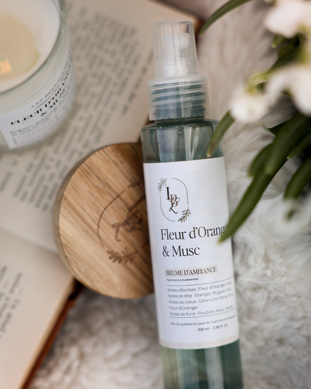 Brume d'ambiance Fleur d'Oranger & Musc