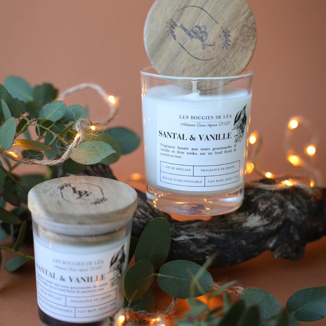 Bougie Santal & Vanille
