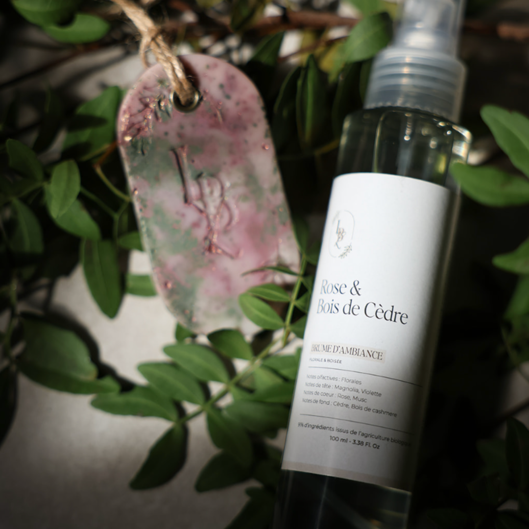 Brume d'ambiance Rose & Bois de Cèdre