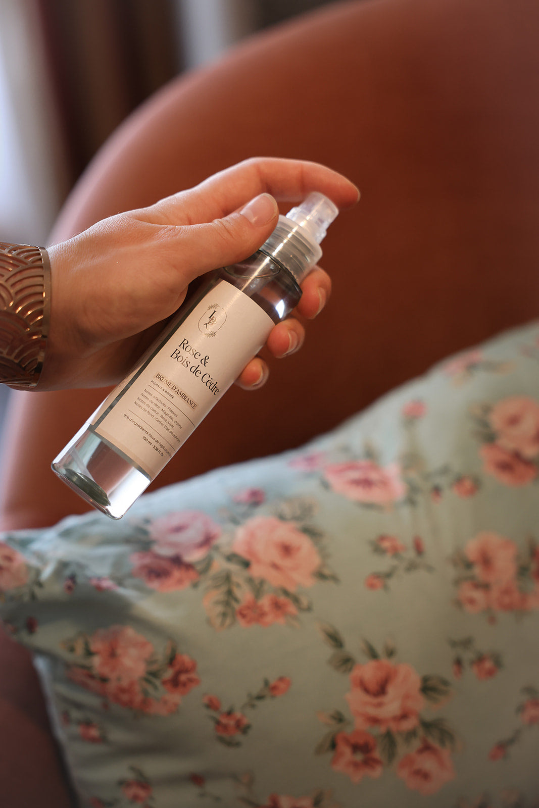 Flacon testeur brume Rose & Bois de Cèdre 30ml (PRO)