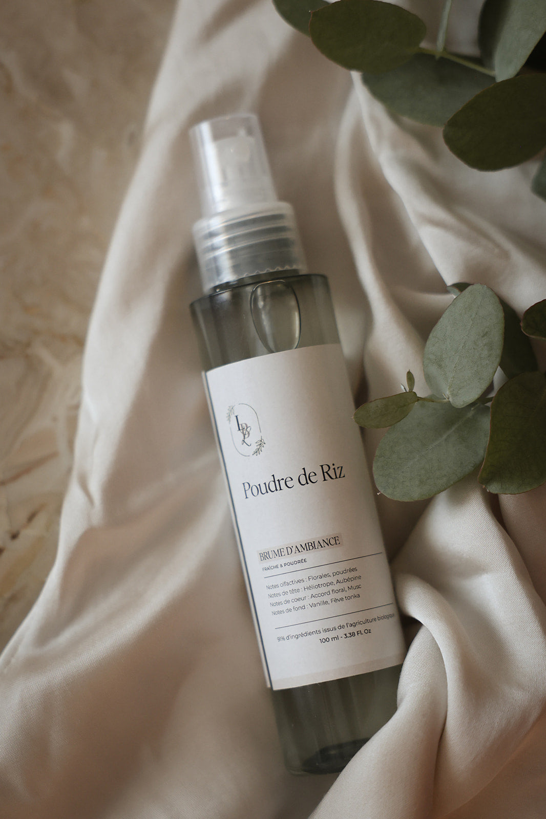 Flacon testeur brume Poudre de riz 30ml (PRO)