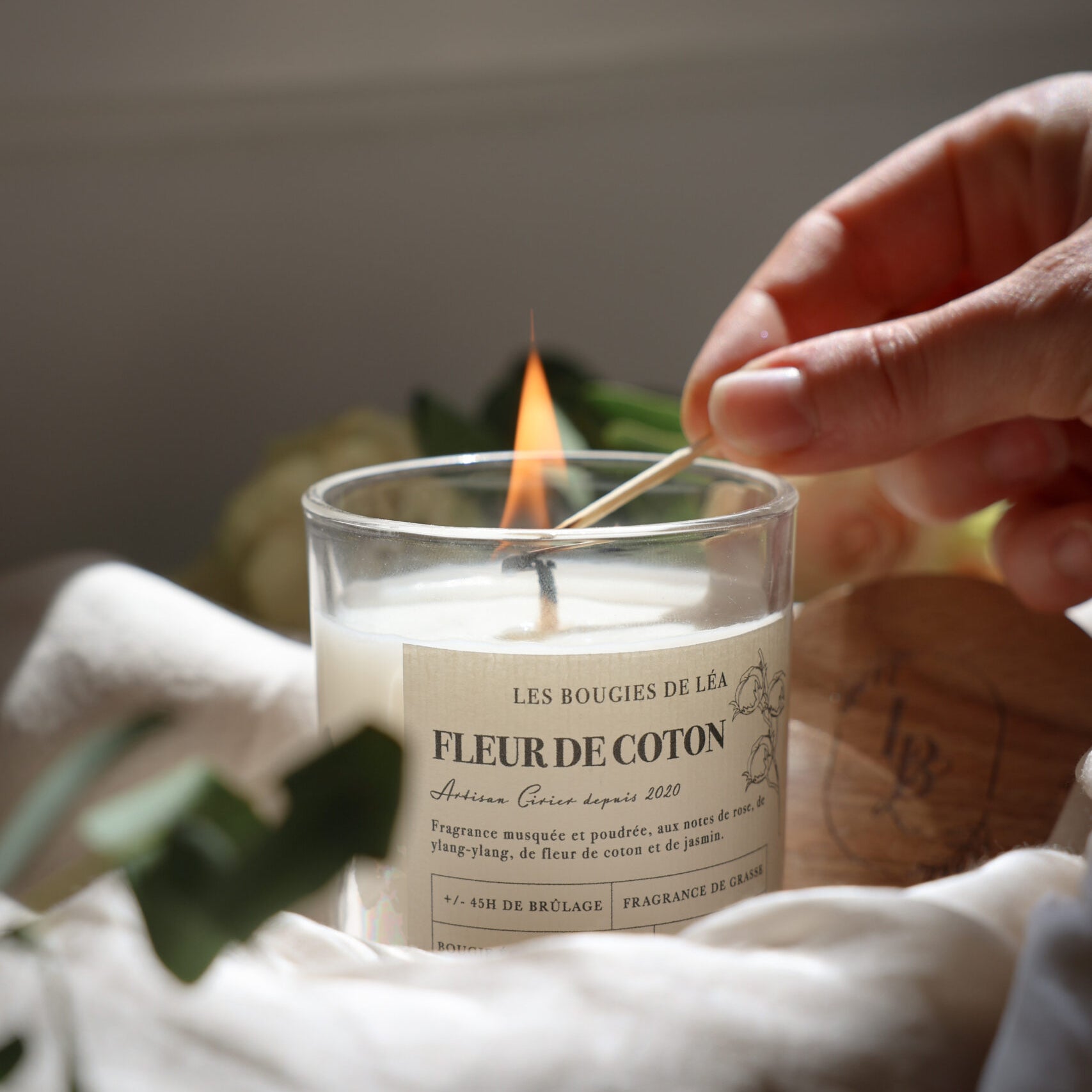 Bougie Fleur de Coton