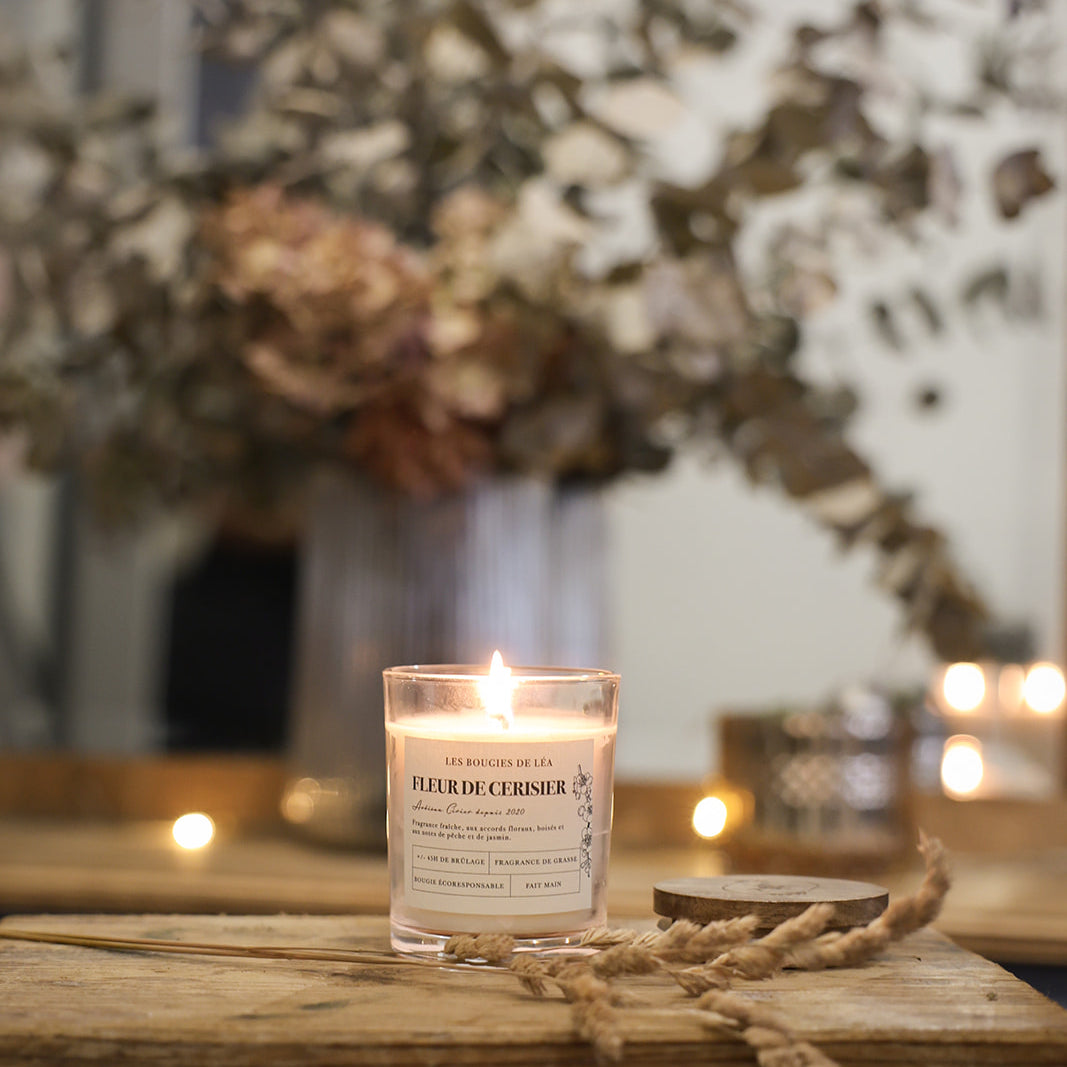 Bougie Fleur de Cerisier