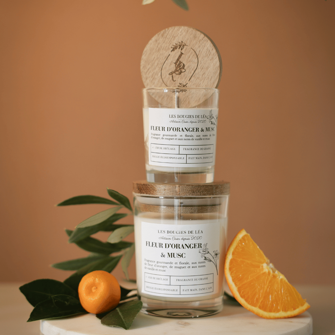 Bougie Fleur d'Oranger & Musc