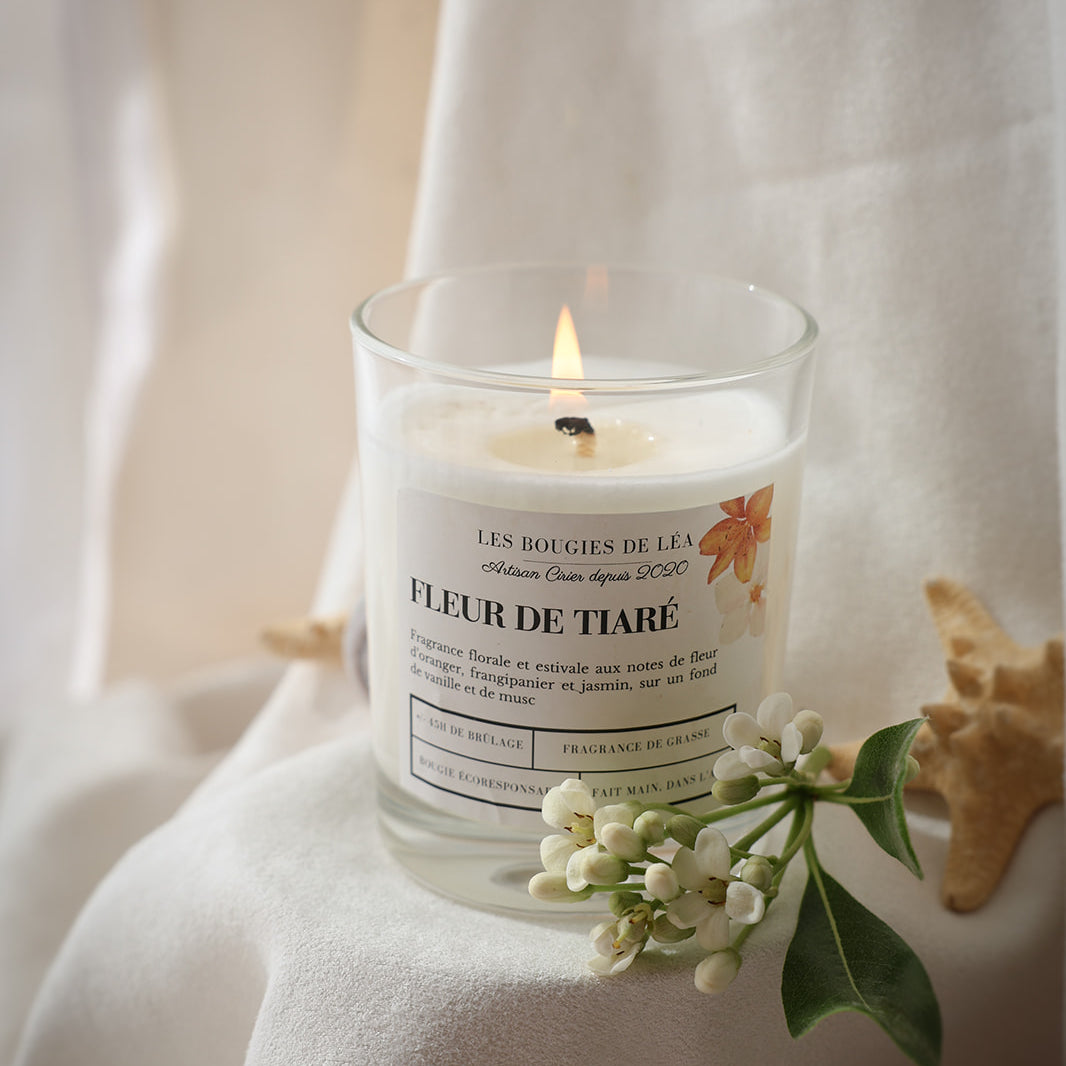 Bougie Fleur de Tiaré