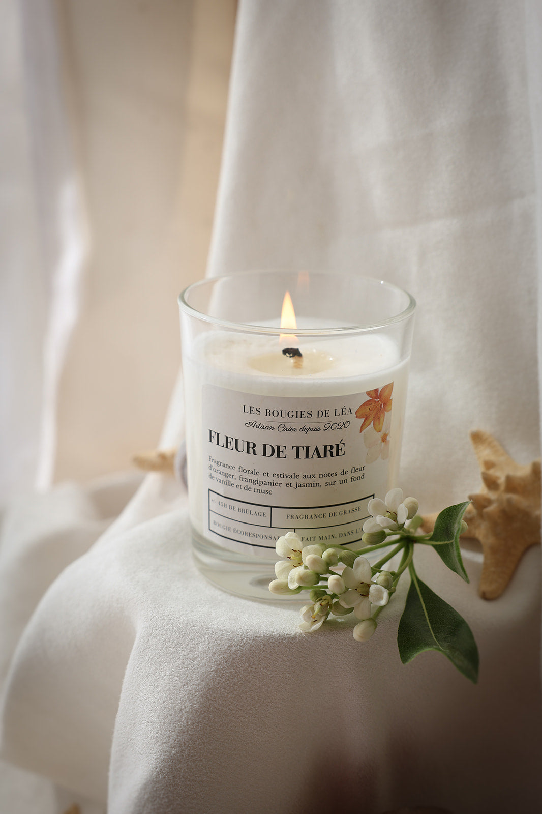 Bougie Fleur de Tiaré
