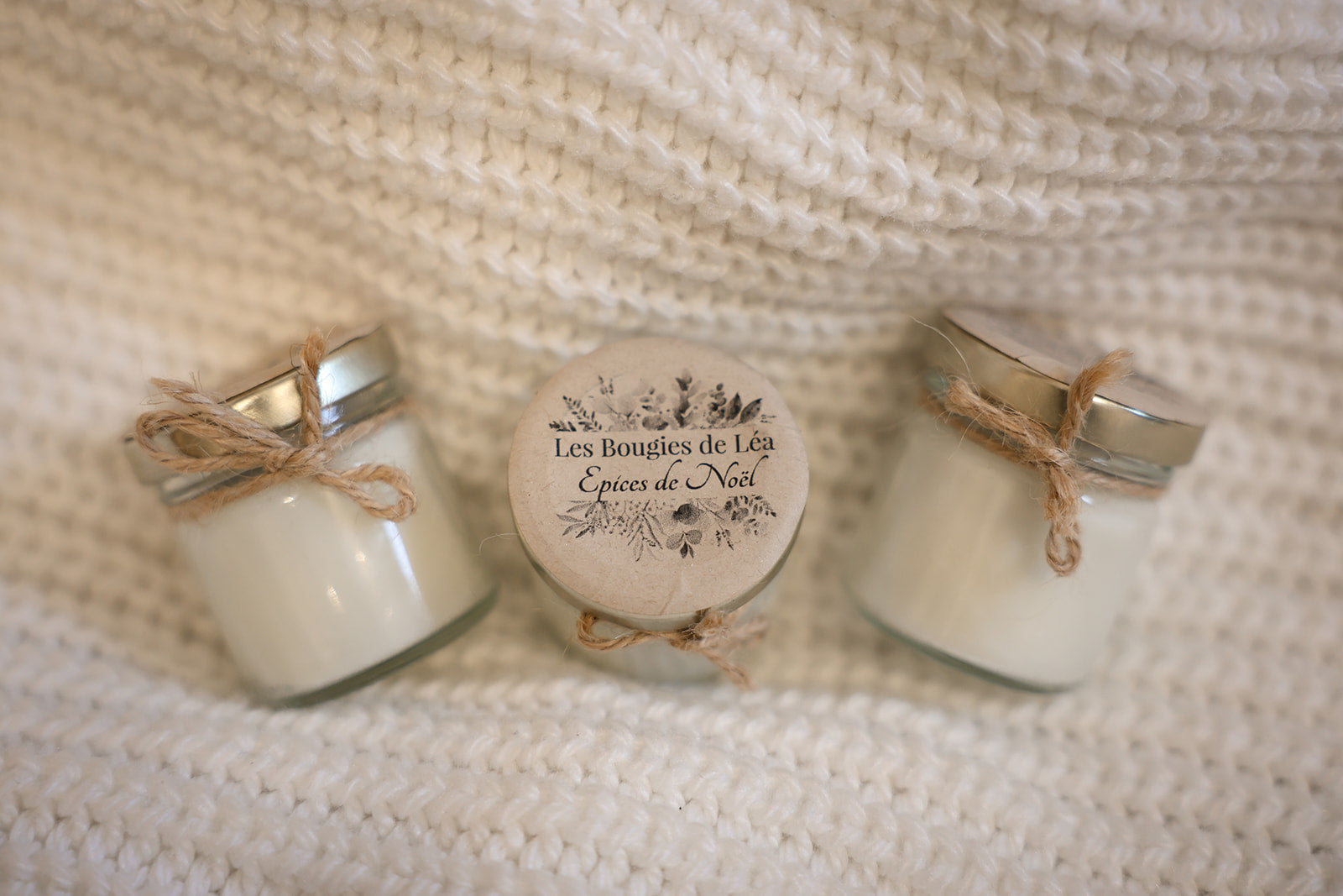Cadeaux invités — Mini bougies personnalisées