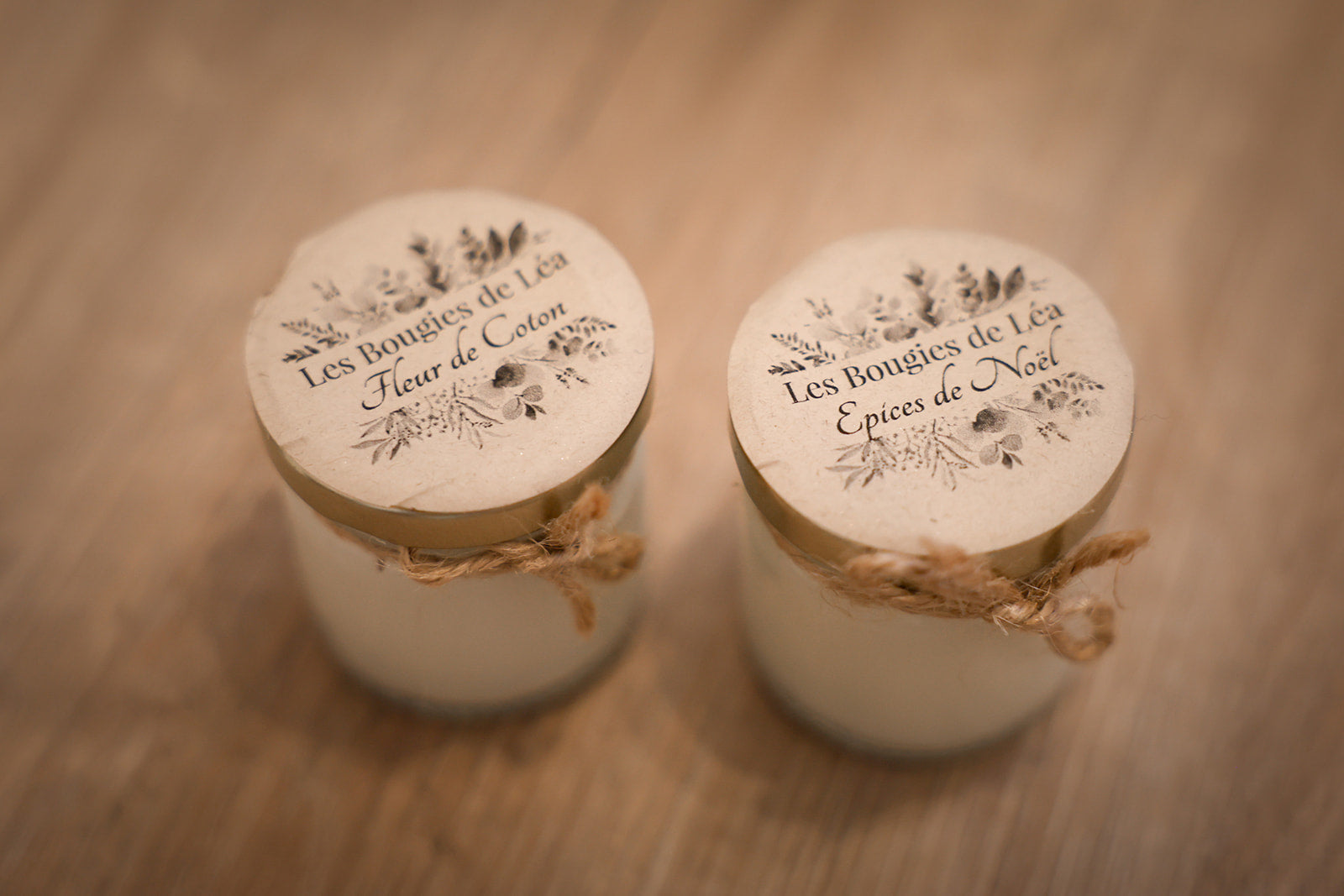 Cadeaux invités — Mini bougies personnalisées