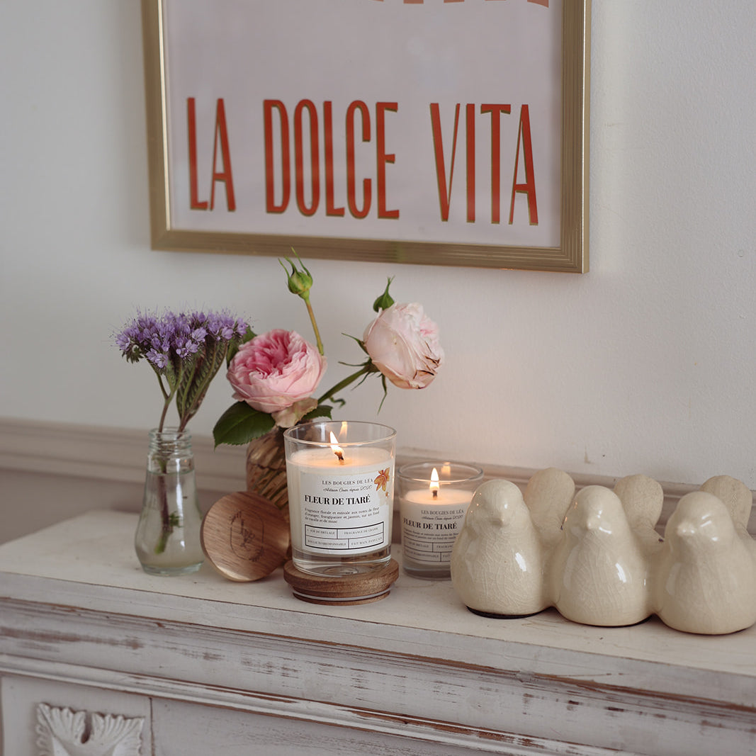 Bougie Fleur de Tiaré